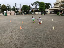 キンダークラス練習風景